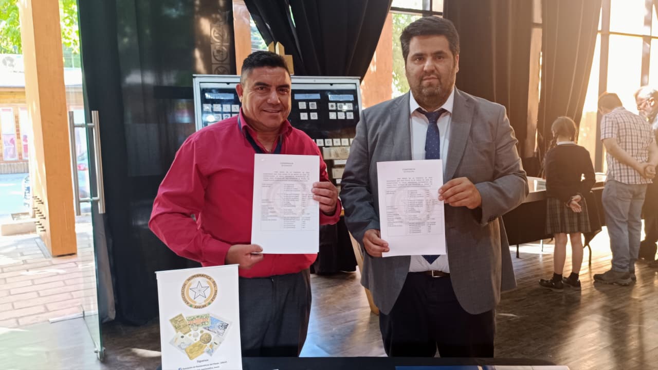 HISTÓRICA DONACIÓN PATRIMONIAL MARCA EXPOSICIÓN NUMISMÁTICA