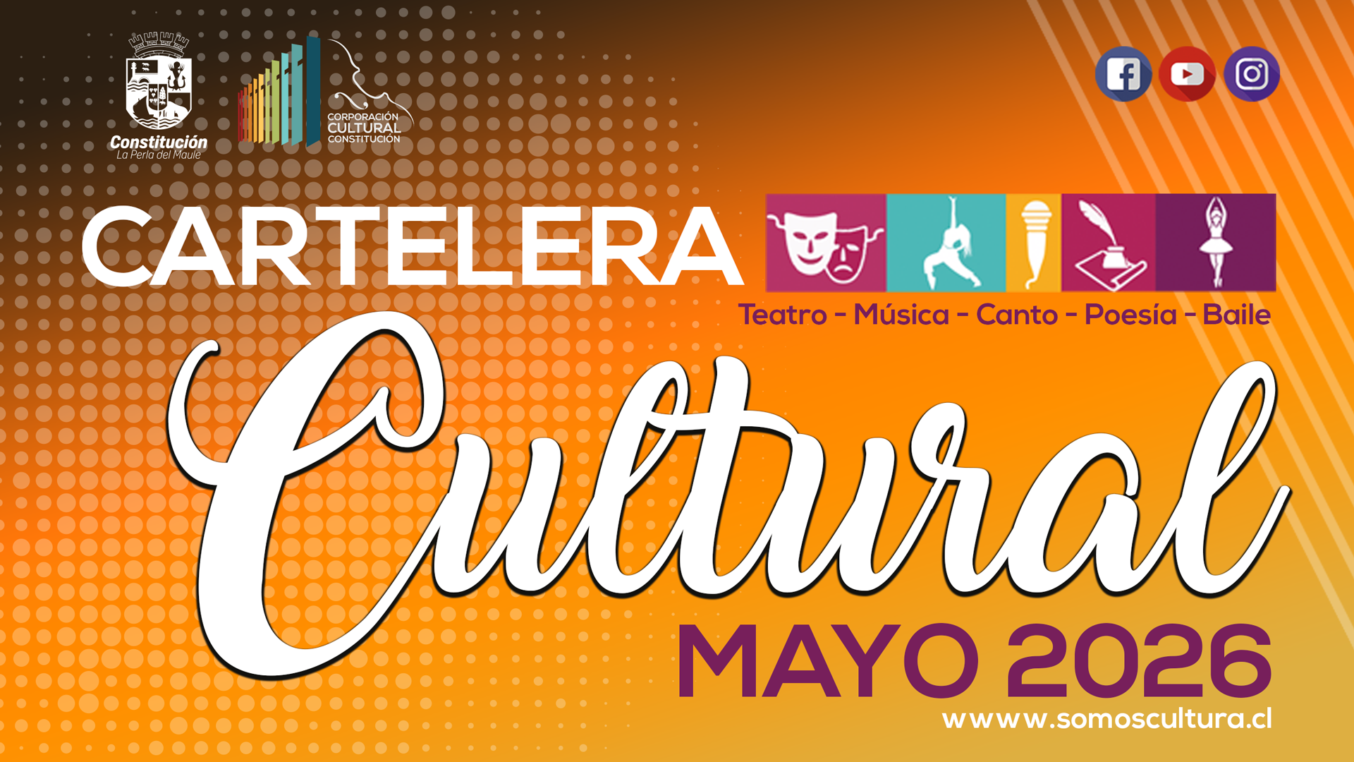 NUTRIDA CARTELERA GRATUITA QUE CONECTA ARTE, PATRIMONIO Y COMUNIDAD DURANTE MAYO